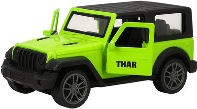 bhuvienterprises Present Mini Thar SUV Die-Cast Metal Toy Car – Openable Doors(Green, Pack of: 1)