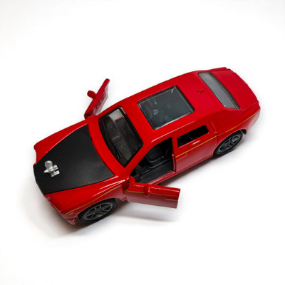 The Flyer's Bay 1:32 Scale DieCast Metal Pull-Back and Openable Doors Rolls-Royce Phantom(Red)