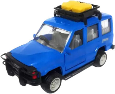 WooZee TATA SUMO Miniature Pull Back Car with Doors Openable(Blue, Pack of: 1)