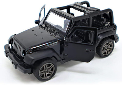 wesoulgifts Mahindhra Thar Diecast Toy Car with Openable Doors 1:36 scale(Black, Pack of: 1)