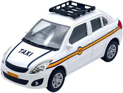 Kidz N Toys OLA Uber Swift Taxi Model Car Openable Doors Pull Back Toy For Kids(Multicolor)