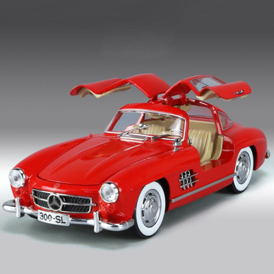 SKBD 1:24 Die-cast Metal Car Vintage Toy Car 300 SL red SKD(Red, Pack of: 1)