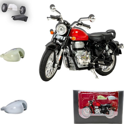 Die Cast Authentic Toy Bike Model for Kids and Adults(Red, Pack of: 1)