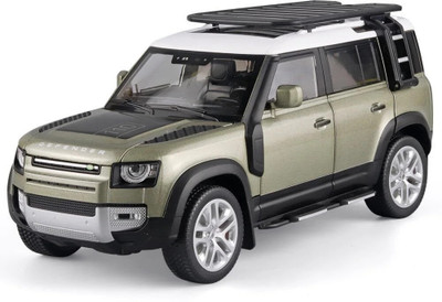 Toybot 1:32 Scale Die-Cast Defender Toy Car - Openable Door & Hood Metal Body, Pullback(Color As Per Stock)