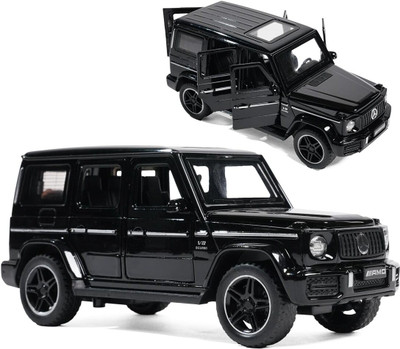 Nickspool Pull Back Car Toy Die-cast Model Car 1:32 Scale Metal Car Pull Back Toy(Black)