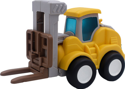Toy Bharat Toybharat Pressing n go JCB-Forklift/Multicolour/Travel Toys/Push N Go(Multicolor, Pack of: 1)