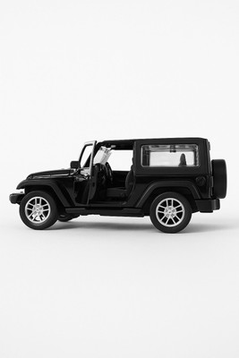 Majestic Bazaar Pull Back Thar Jeep Toy Car for Kids | 12cm Black SUV Model | Gift Pack(Black, Pack of: 1)