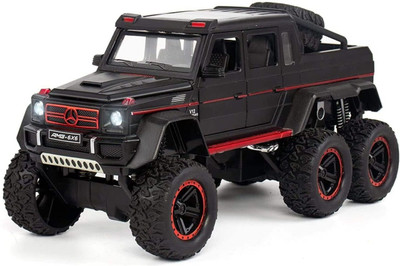 SPENOP 1:24 Scale Die-Cast Benz G63 6X6 Metal PullBack Car(Black, Pack of: 1)