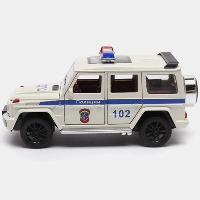 SKBD 132 Scale Die-cast Metal Car G Wagon Police Toy Car SKD(White, Pack of: 1)