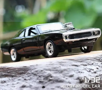 GKNEX New 1:32 Fast And Furious Metal Pull Back Die-cast Car Model with Sound Light(Black, Pack of: 1)
