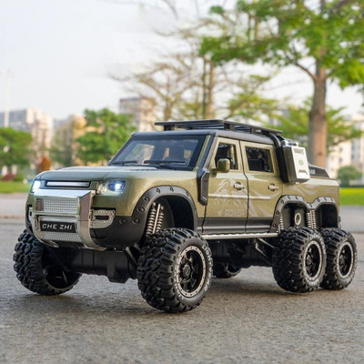 SKBD Die-cast Toy Car 6 Wheel Metal Model Car Kids SKD(Green, Pack of: 1)
