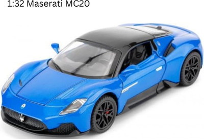 Arizuul 1:32 Maserati M C20 Die-Cast Metal Car Vehicle Pull Along Toy Car for Kids(Red, White, Blue, Pack of: 1)