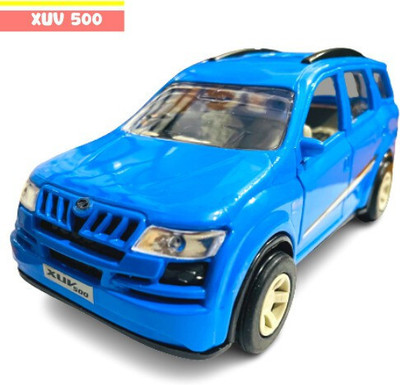 WooZee NEW_XUV 500 Miniature Pull Back Car with Doors Openable_129(Blue, Pack of: 1)