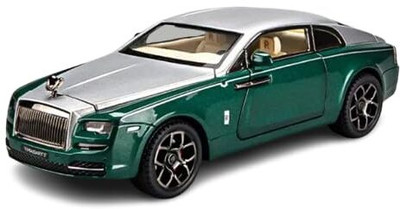 atozyy 1:24 Rolls Royce Wraith Die-Cast Model Car Luxury Toy Car With Pull Back Action(Green, Pack of: 1)