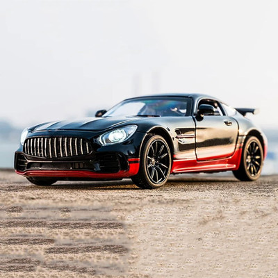 SKBD 1:32 AMG GTR Toy Car For kids Die-cast Pull Back SKD(Black, Pack of: 1)