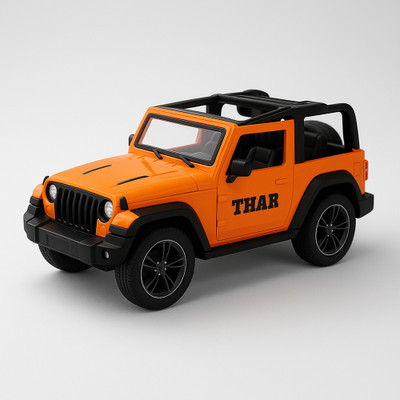 Meetul Enterprise Unbreakable 1:36 Die-Cast Thar Jeep Toy Car – Pull Back Action & Openable Doors(Multicolor, Pack of: 1)