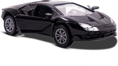 Toy Cloud Metal Car Toy 1/32 Scale with Door Opening, Pull Back Die Cast Realistic Model(Black, Pack of: 1)