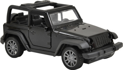 AWEJOY Thar 1:32 Scale Pull-Back Metal Die-cast Toy Car with Openable Doors for Kids(Black, Pack of: 1)