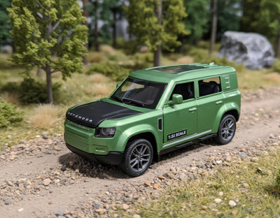 AdvikToys Die-Cast 1:32 Scale Alloy Metal L R Defender SUV Car Toy for Kids(Green, Pack of: 1)