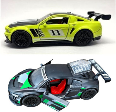Meesaj Metal Sports Car 1:32 Scale – Realistic Die-Cast Model with Pullback Function(Multicolor, Pack of: 1)