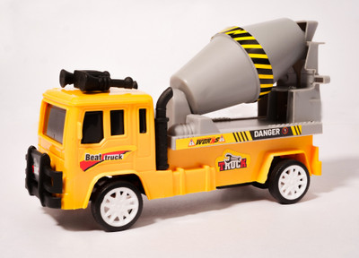 Asian Cement Mixer Construction Truck Toy Friction Powered � Multicolor Cement Mixer Construction Truck Toy Friction Powered – Multicolo(Multicolor, Pack of: 1)