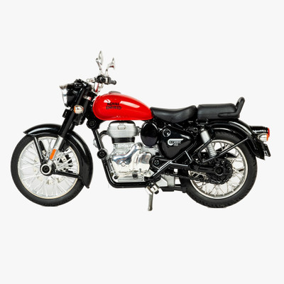 centy Royal Enfield Classic 350 Scale Model With 3 Colored Fuel Tank Pull Back Toy(Multicolor, Pack of: 1)