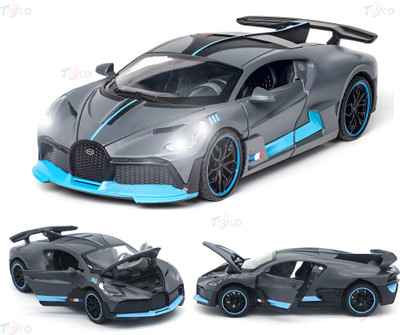 Toyco 1:32 Scale BGT Divvo Alloy Sports Toy Car Open Door, Lights, Sound & PULL BACK(Multicolor, Pack of: 1)