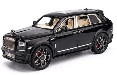 AHBHT 1:32 Rolls ROYS MASORY car Alloy Metal Pull Back Die-cast Model with Sound Light(Black, Pack of: 1)