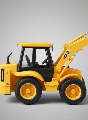 Tinywonders Degree Rotatable Excavator Bulldozer Toys/Big Wheeler Heavy Duty Unbreakable Toy(Multicolor, Pack of: 1)