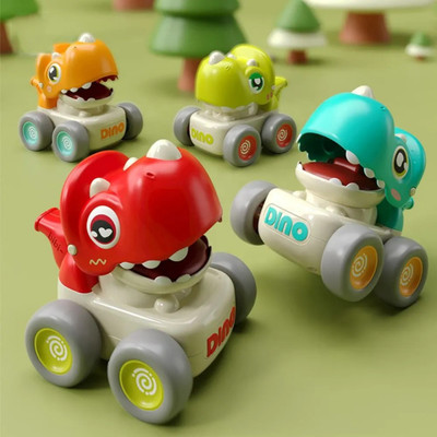 JustKid'SThings Press And Go Whistle Dinosaur Truck Toy Car For Kids Happiness(Multicolor, Pack of: 1)