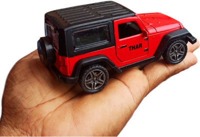 GuruKirpaZone Premium Quality Matel Thar Toy Car With Pull Back Function For Boys And Girls(Red, Pack of: 1)