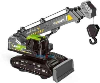 SHIPEASE Friction Powered Excavator Crane Toy Bulldozer JCB Construction Truck for Kids(Multicolor, Pack of: 1)