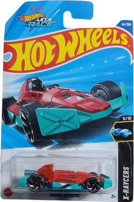 HOT WHEELS C4982 ARROW DYNAMIC 5/10 X RAYCERS 64/250 DIE CAST TOY CAR MAINLINE D CASE(Multicolor, Pack of: 1)