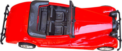 JniL Plastic red push back car(Red, Pack of: 1)