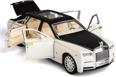 ZUNBELLA 1:32 Scale Rolls Royce Metal Die Cast Car With Open Door, Light & Sound For Kids(Multicolor, Pack of: 1)