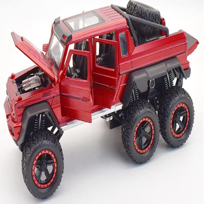 deoxy 1:24 Scale Diecast Big Mercedes AMG G63 toy Car with and Light Sounds Toy Car(Red, Pack of: 1)