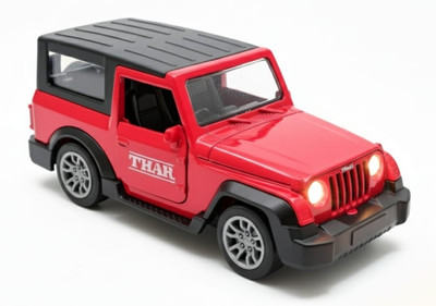 Araa Enterprise 1:32 Scale Die-Cast Yellow Jeep Toy Car | Alloy Body with Pull Back Action(Yellow, Red, Black, Pack of: 1)