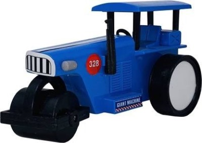 centy Plastic Made Small Size Road Roller With Pull And go Toys for Kids & Showpiece(Blue, Pack of: 1)