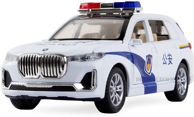RUTSHRA 1:32 Die-cast Metal Model Car Police Toy Car wht RSH(White, Pack of: 1)