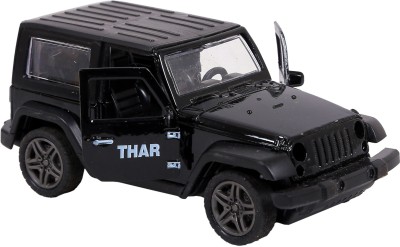 DECODAZZ Thar/Jeep Die Cast Metal Toy For Kids|Pull Back Action Miniature Scaled Models(Red, Pack of: 1)