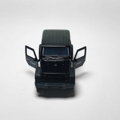 Joynest THAR 1:32 Scale Model | pull back | opening doors| metal toy(Black, Pack of: 1)