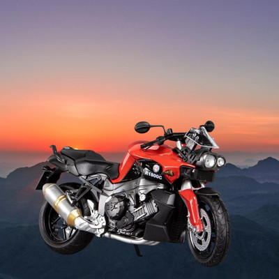 Zuuluzrs 1:12 Scale Die-Cast R1800C Motorcycle with Display Stand Best Model(Multicolor)