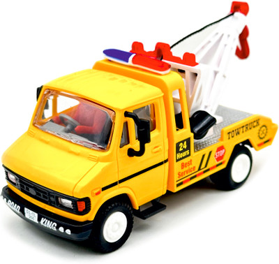 centy TUF 07 Tow Truck (4905 Yellow) Pull & retract Tow Hook Miniature toy(Yellow, Pack of: 1)