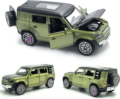 Toyco 1:32 Scale Alloy Die-Cast Metal SUV Car Toy for Kids ( Open Door & Pull Back )(Green, Pack of: 1)