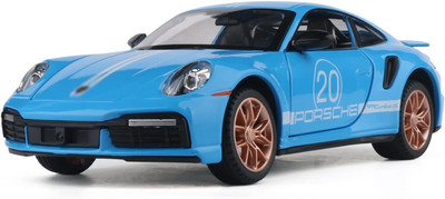 Magicwand 1:32 Scale Die-Cast Porsche 911 with Openable Doors,Pull Back Action,Lights(Colors As Per Stock, Pack of: 1)