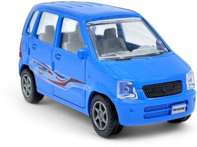 SARASI WagonR Toy Car, Pull Back Action, Realistic Design, Excellent Body Graphics(Blue, Pack of: 1)