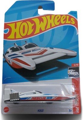 HOT WHEELS H2GO 5/10 HW RESCUE 229/250 Die Cast Car Edition 2023(White, Pack of: 1)