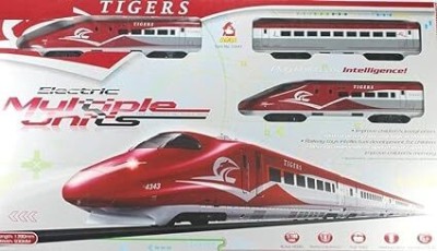 WONDER CREATURES Bullet Train Set with Light and Sound & Track High Speed Bullet Train(Multicolor)