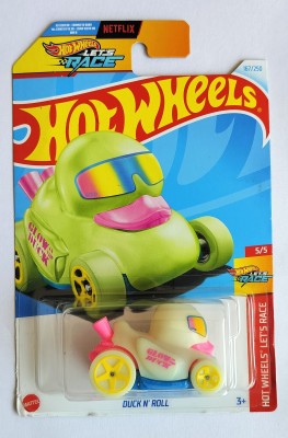 HOT WHEELS LETS RACE 5/5 DUCK N ROLL TOY CAR(Multicolor, Pack of: 1)