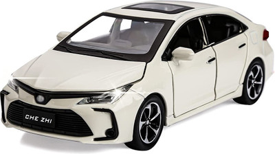 SPENOP 1:32 Scale Die-cast Metal Toy Model Corolla white(White, Pack of: 1)